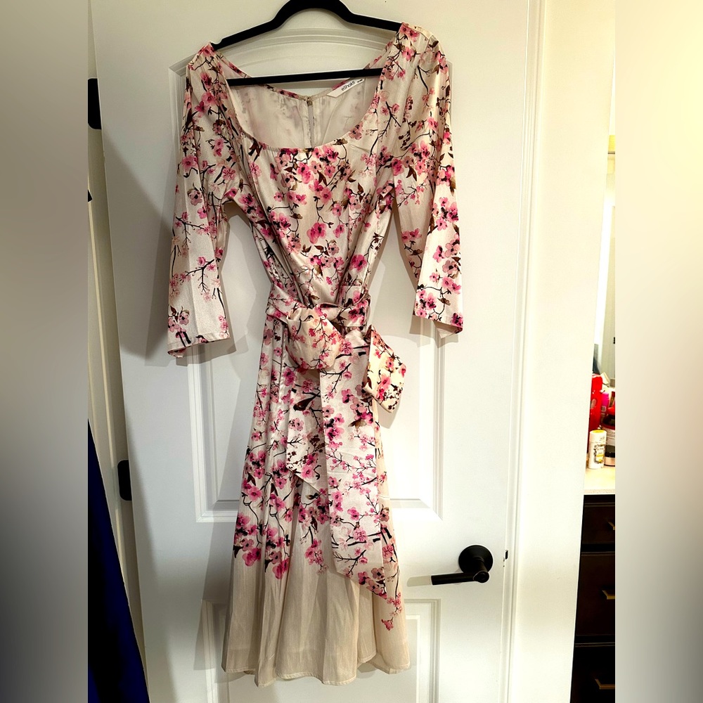 Cherry blossom occasion dress